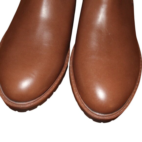 Tommy Hilfiger Fawn 2 Leather Almond Toe Ankle Cognac size 9 1/2 M New - Picture 14 of 14